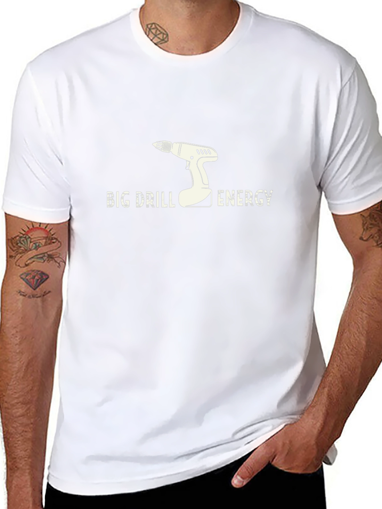 Big Drill Energy T-Shirt Funny Graphic Tee