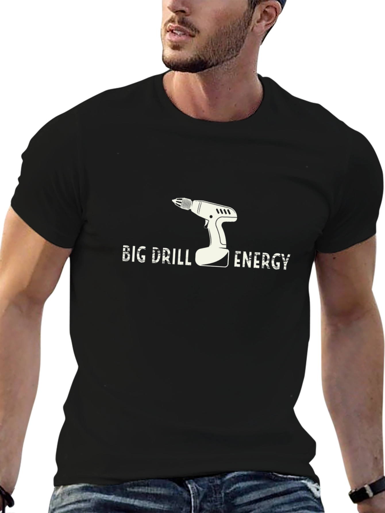 Big Drill Energy T-Shirt Funny Graphic Tee