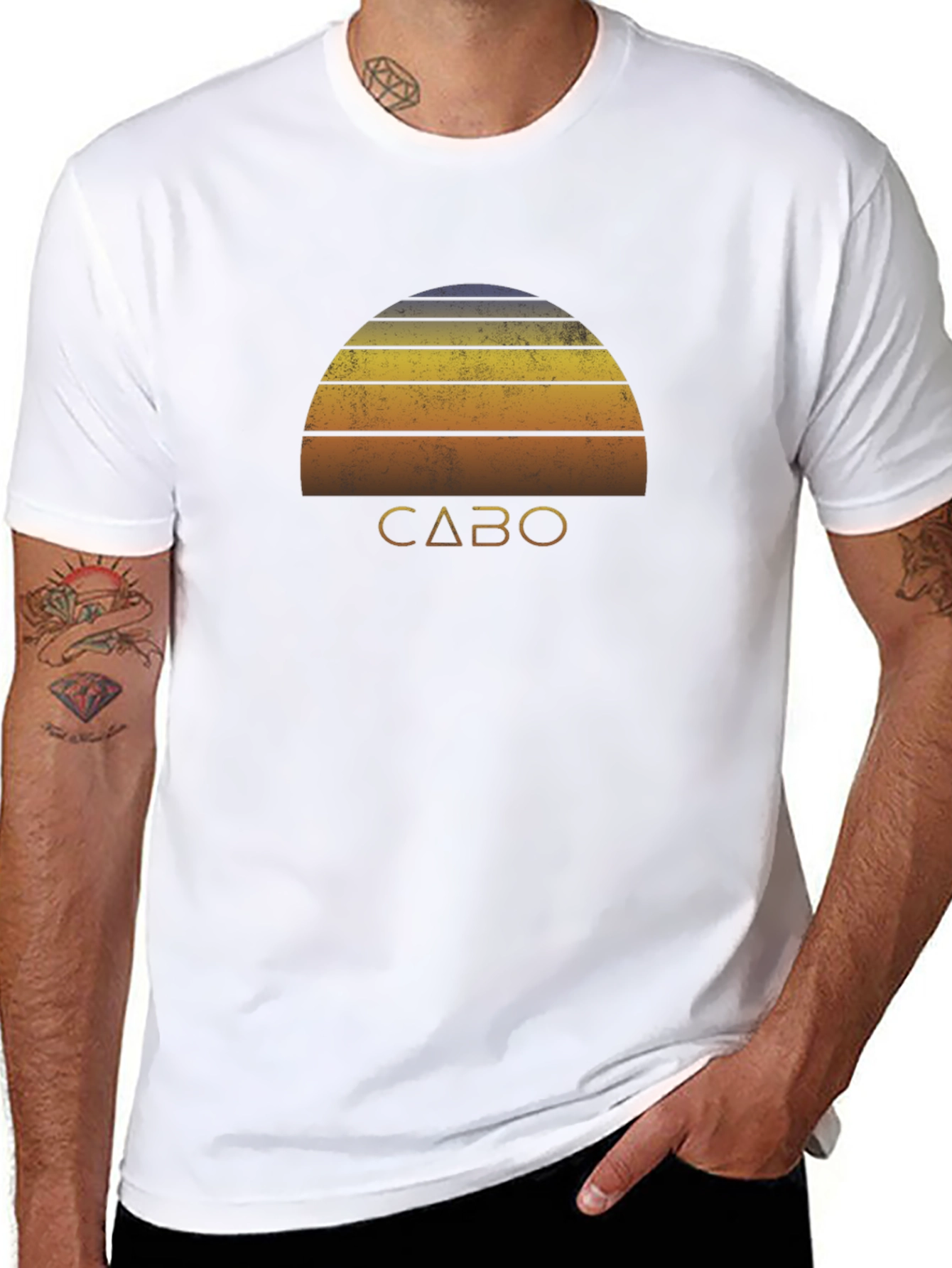 Vintage Cabo T-Shirt - Retro Sunset Graphic Tee