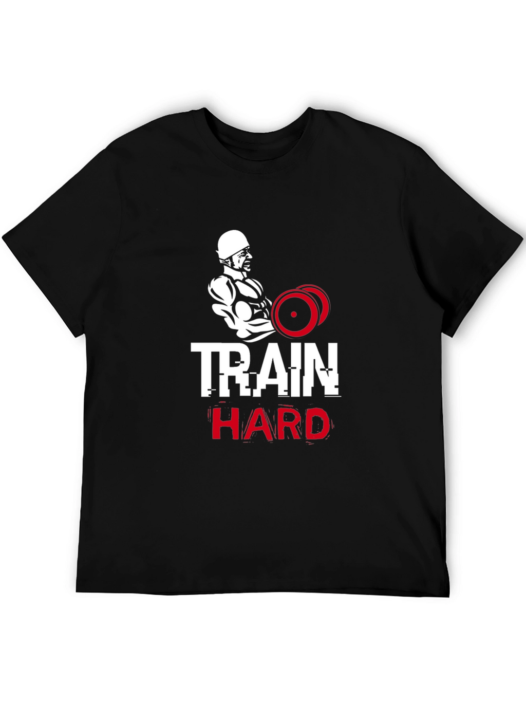 Train Hard Graphic Tee - Fitness Apparel