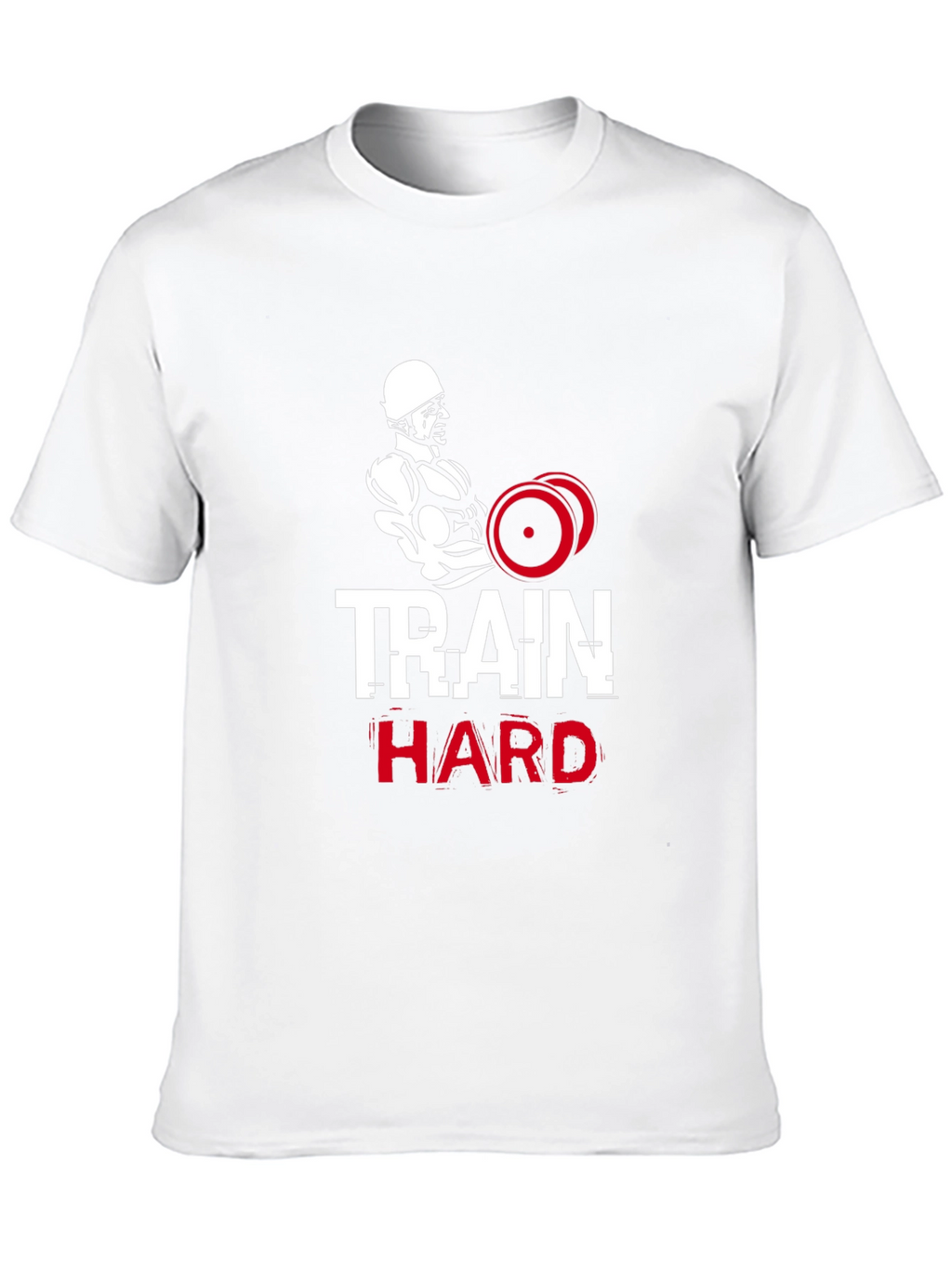 Train Hard Graphic Tee - Fitness Apparel
