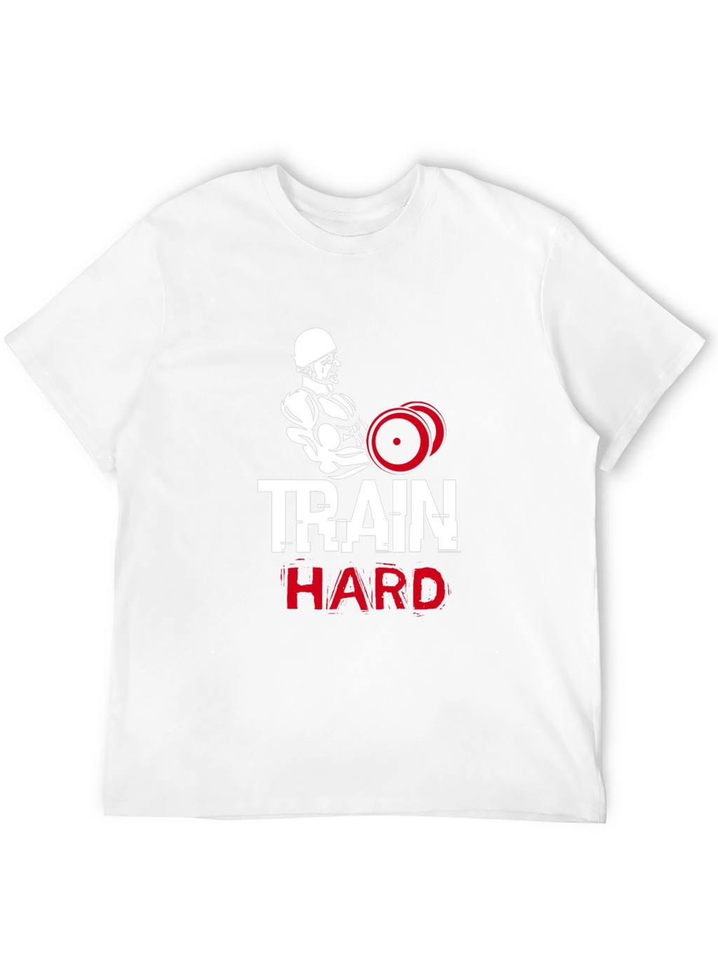 Train Hard Graphic Tee - Fitness Apparel
