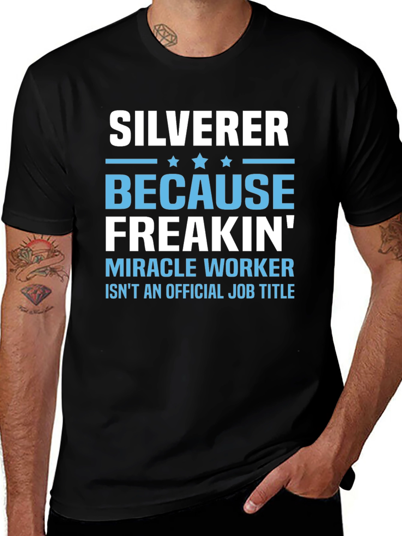 Silverer Funny Job Title T-Shirt