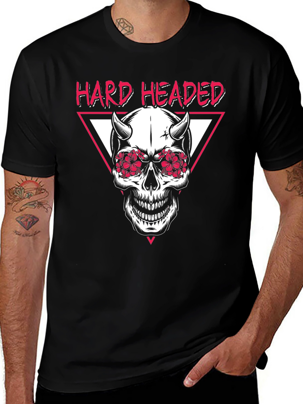 Hard Headed Skull Graphic Tee