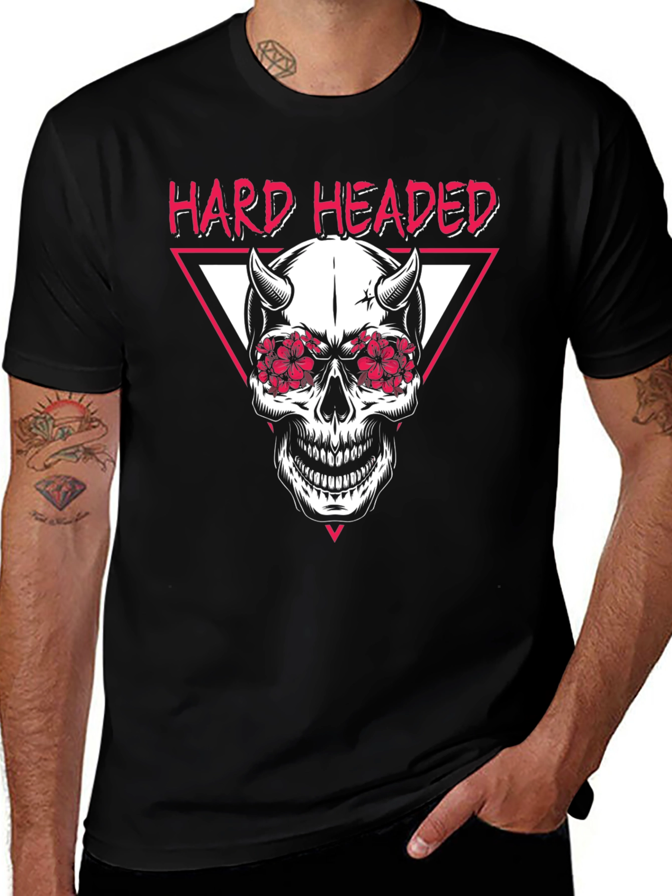 Hard Headed Skull Graphic Tee