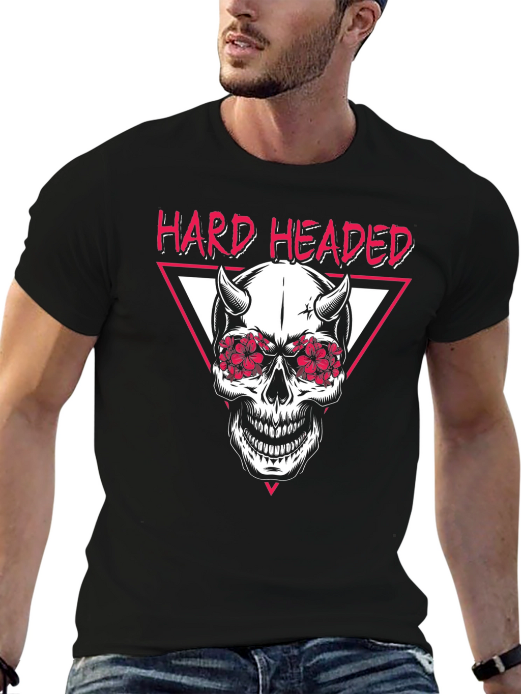 Hard Headed Skull Graphic Tee