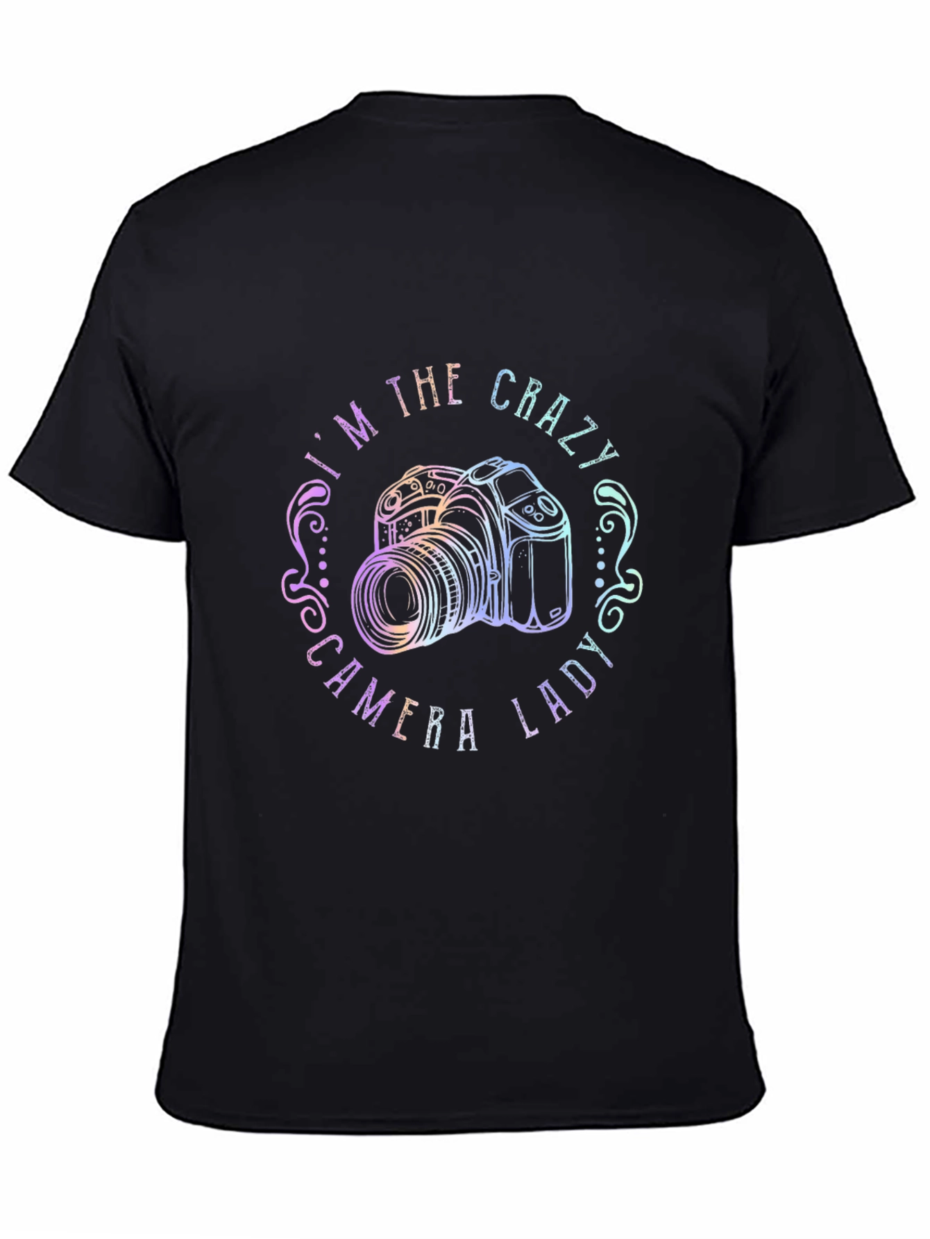 Crazy Camera Lady T-Shirt - Photographer Gift