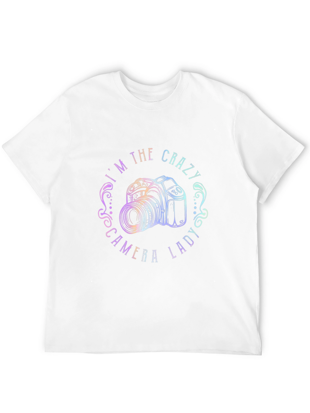 Crazy Camera Lady T-Shirt - Photographer Gift