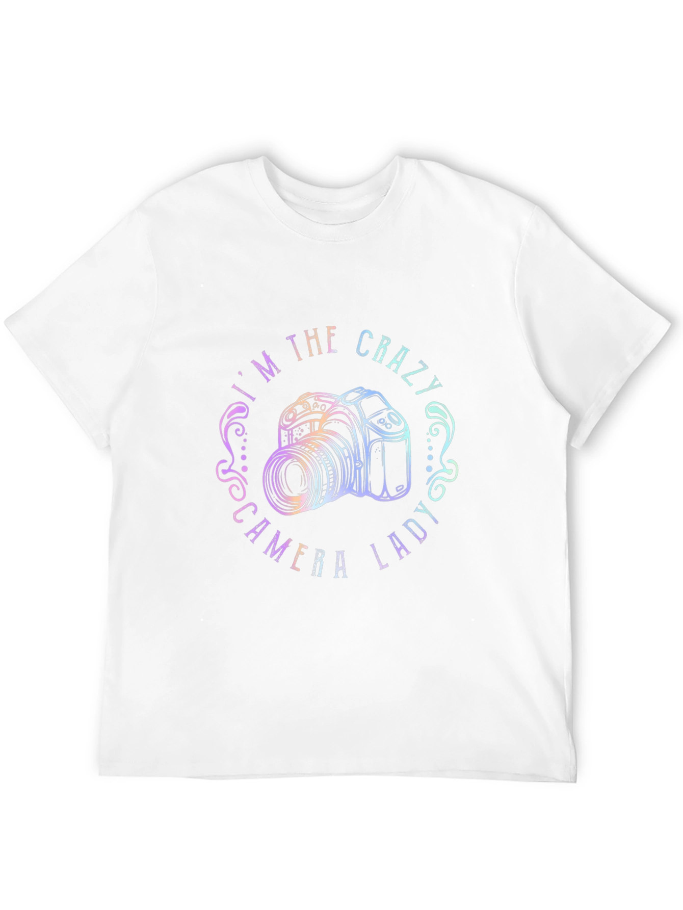 Crazy Camera Lady T-Shirt - Photographer Gift