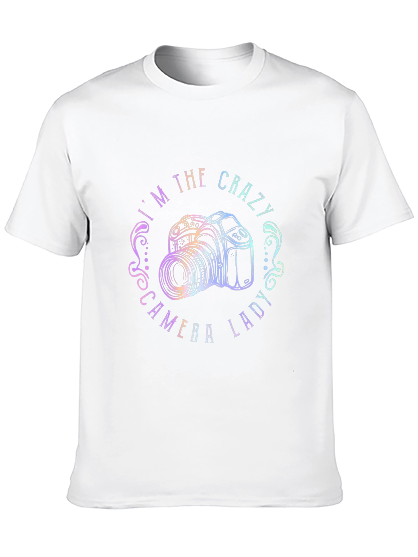 Crazy Camera Lady T-Shirt - Photographer Gift