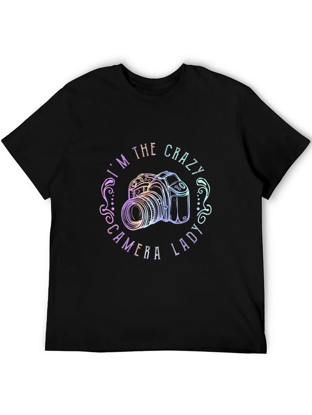 Crazy Camera Lady T-Shirt - Photographer Gift