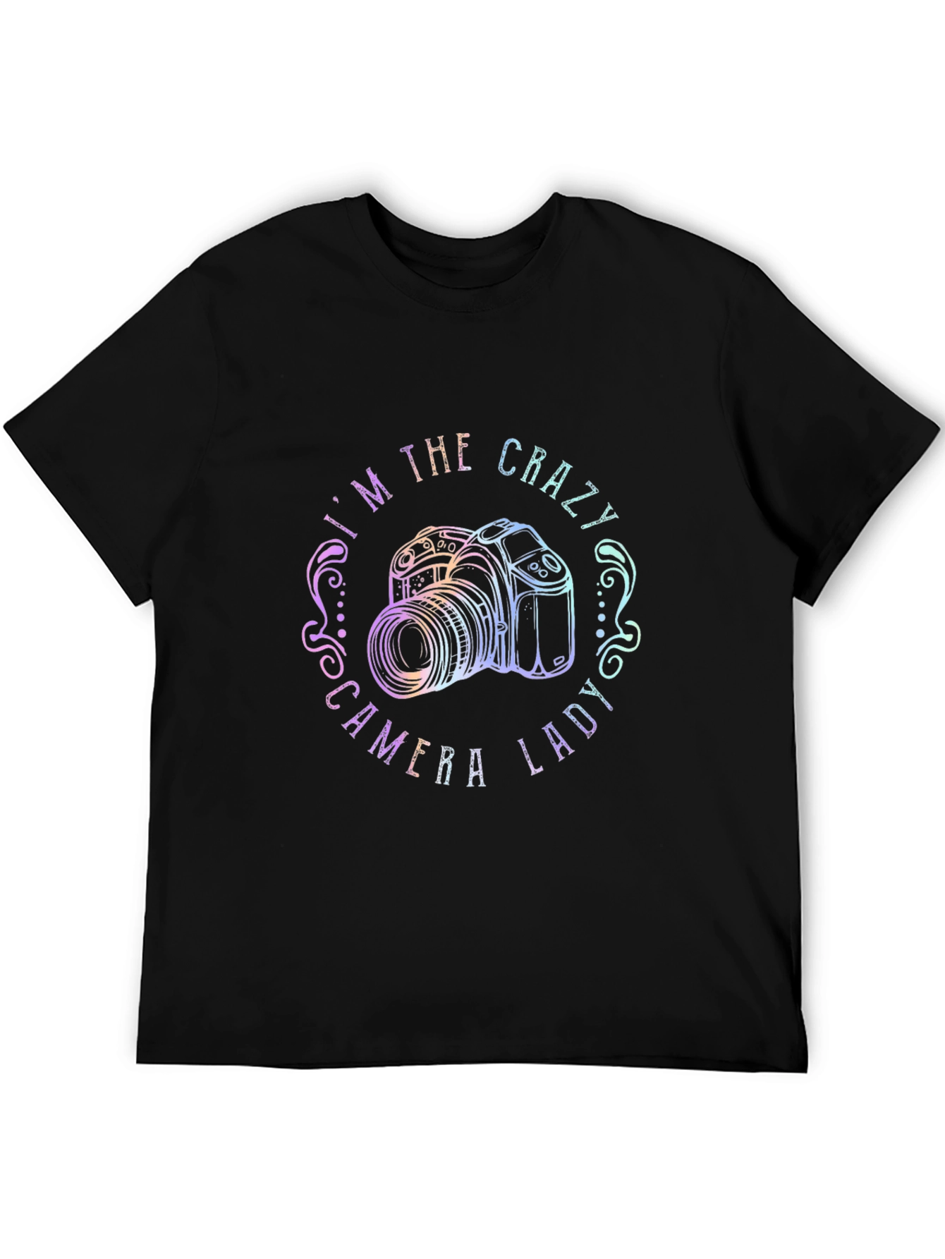 Crazy Camera Lady T-Shirt - Photographer Gift