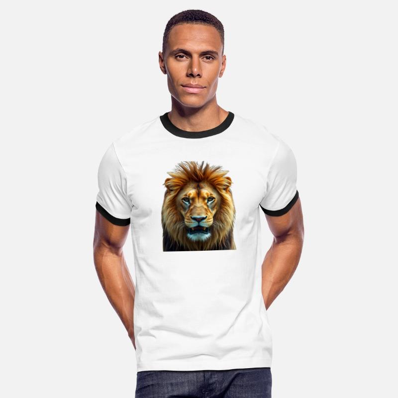 Majestic Lion Portrait Art