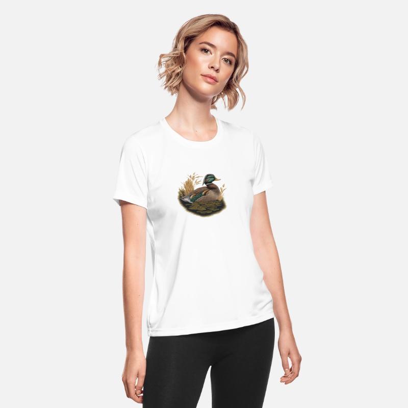 mallard duck in pond