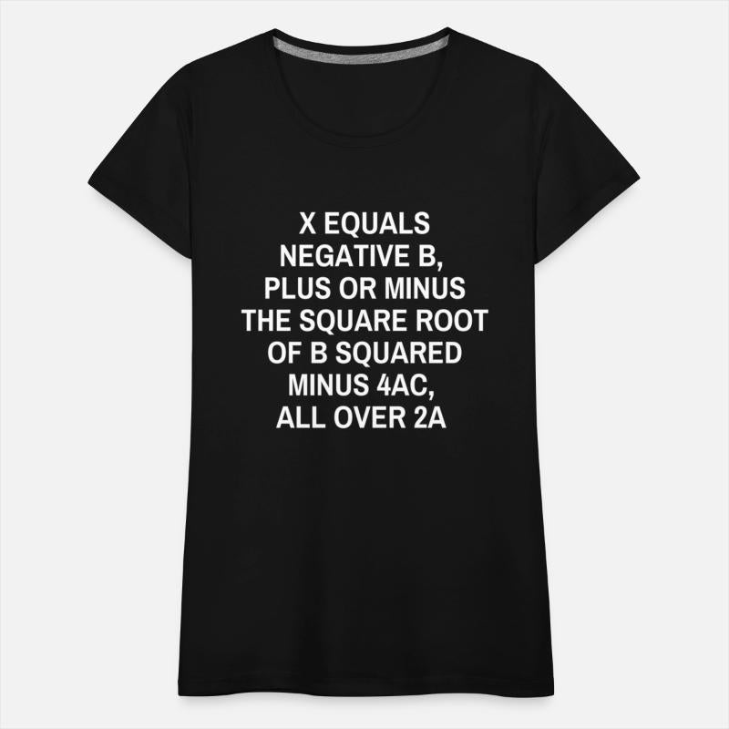 Math Teacher Quadratic Formula