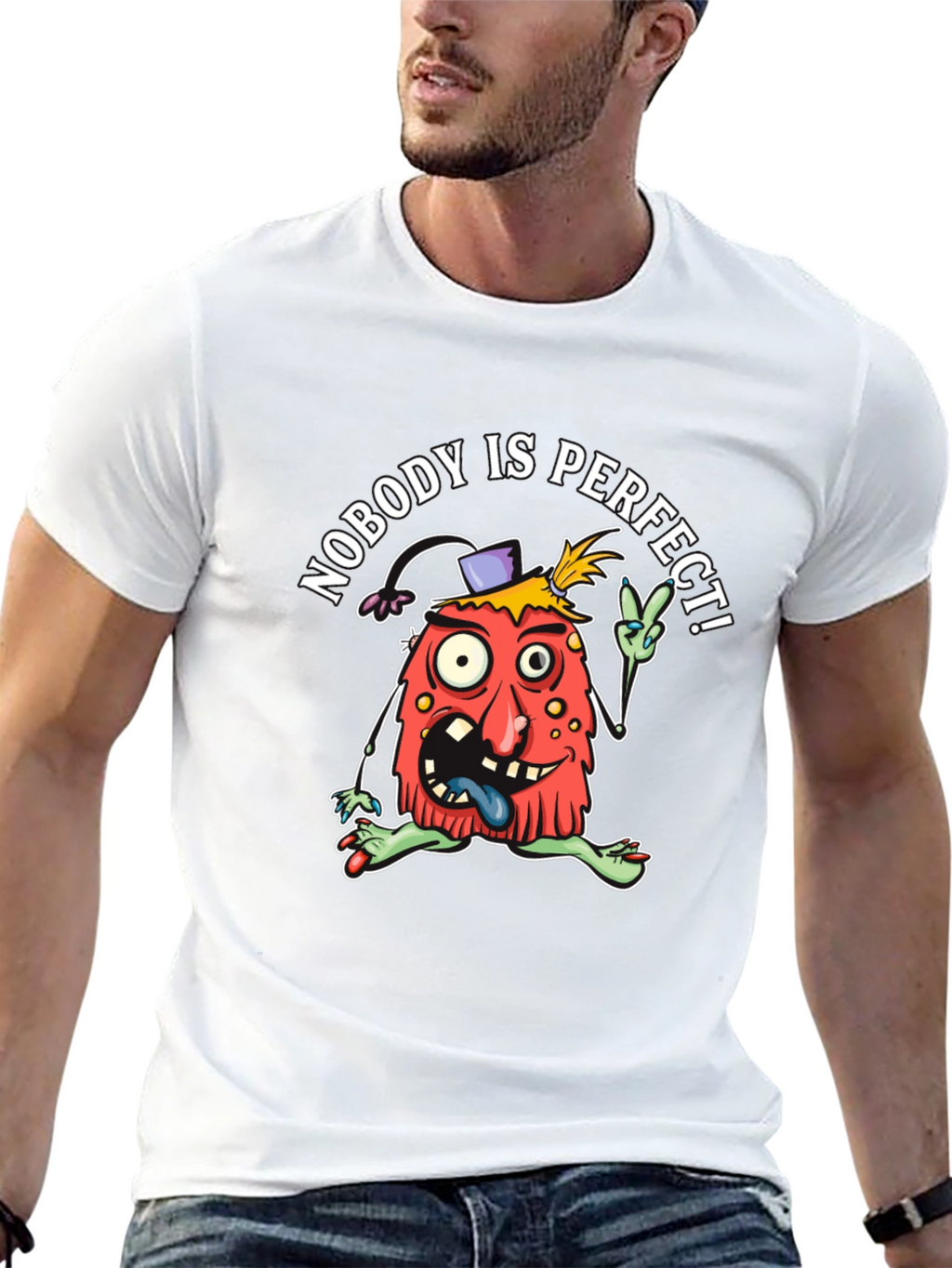 Nobodys Perfect T-Shirt - Funny Graphic Tee