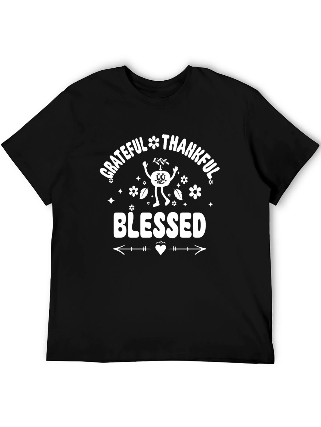 Grateful Thankful Blessed Graphic Tee