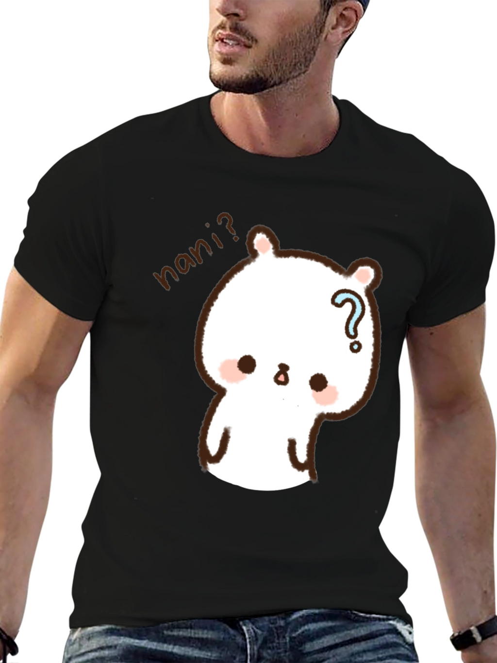 Cute Anime Bear T-Shirt - Nani? Graphic Tee