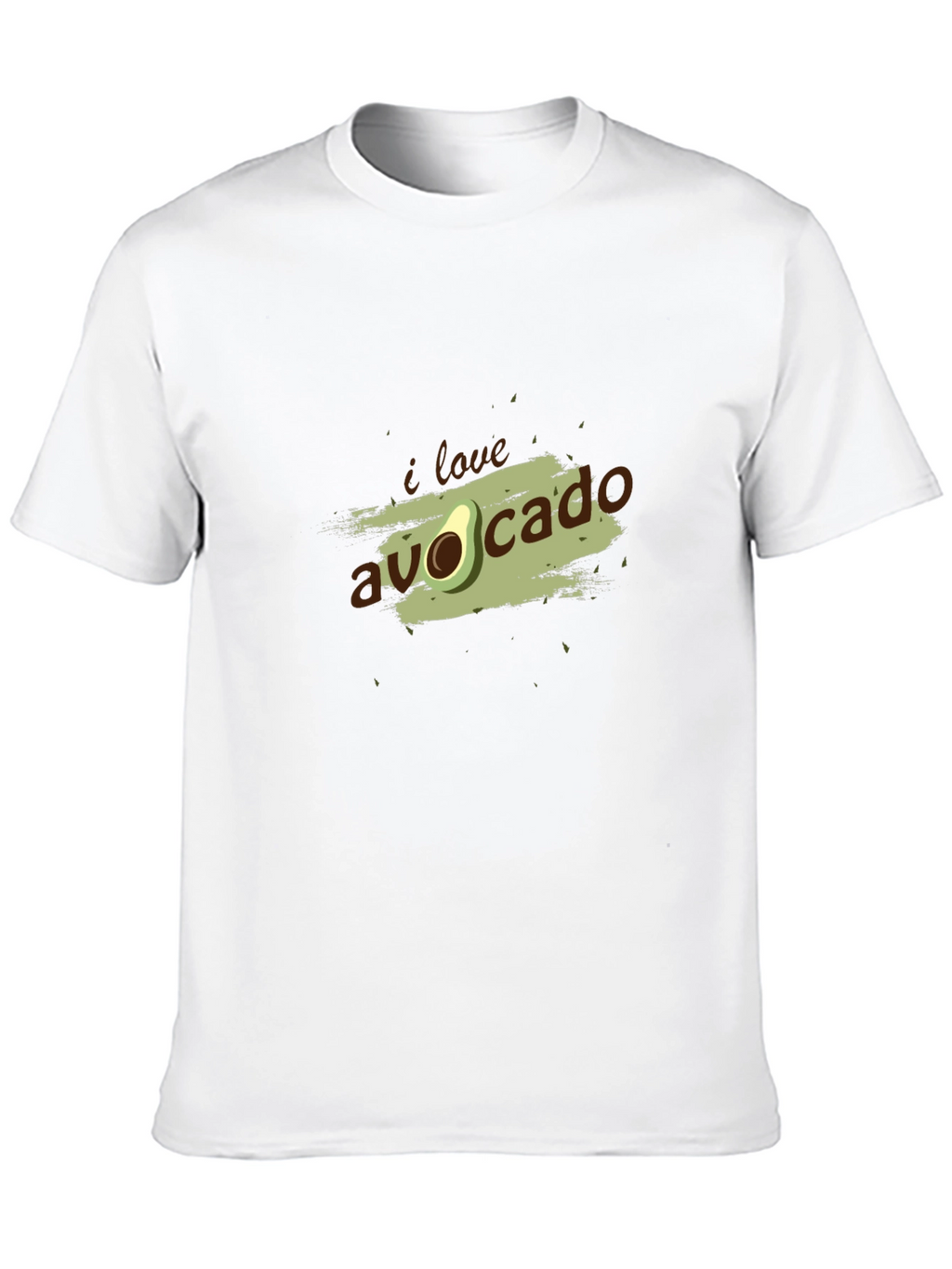 I Love Avocado Graphic T-Shirt - Trendy Casual Tee