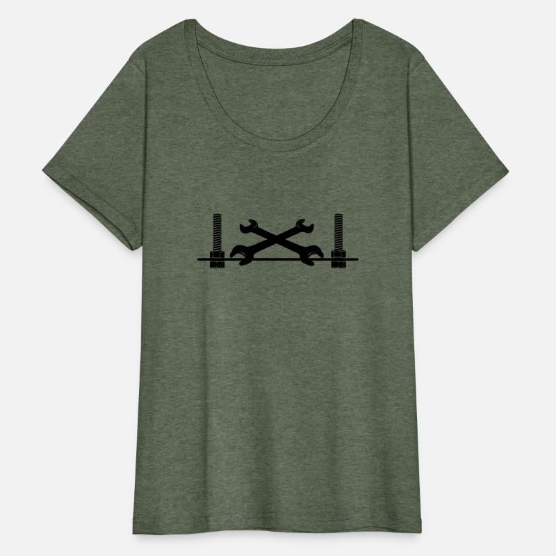 Mechanic logo with two crossed wrenches