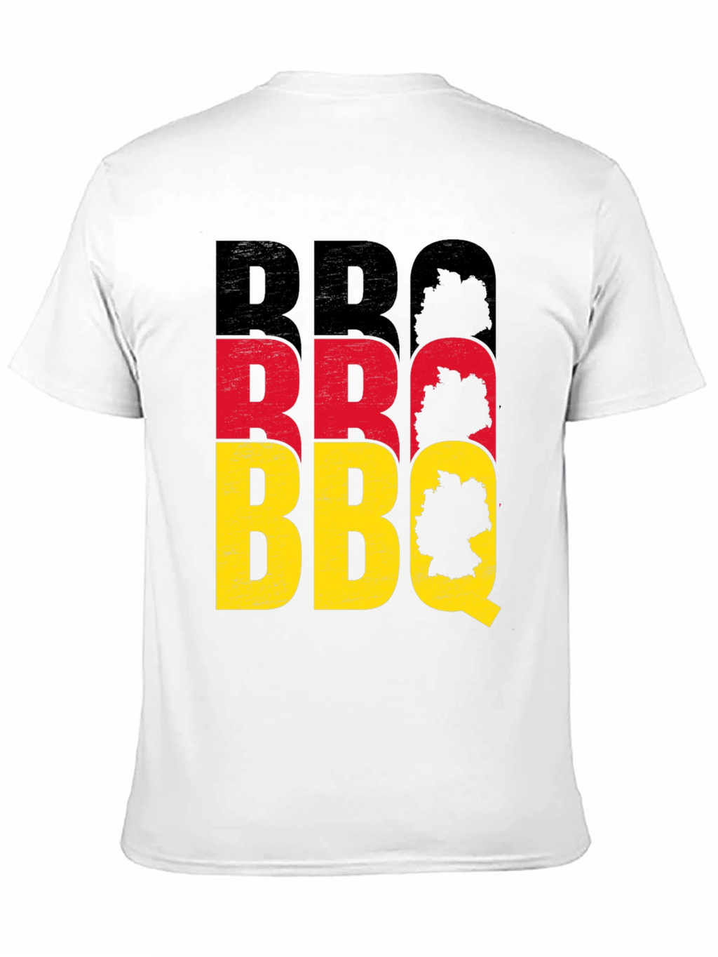 German BBQ T-Shirt - Black Crew Neck