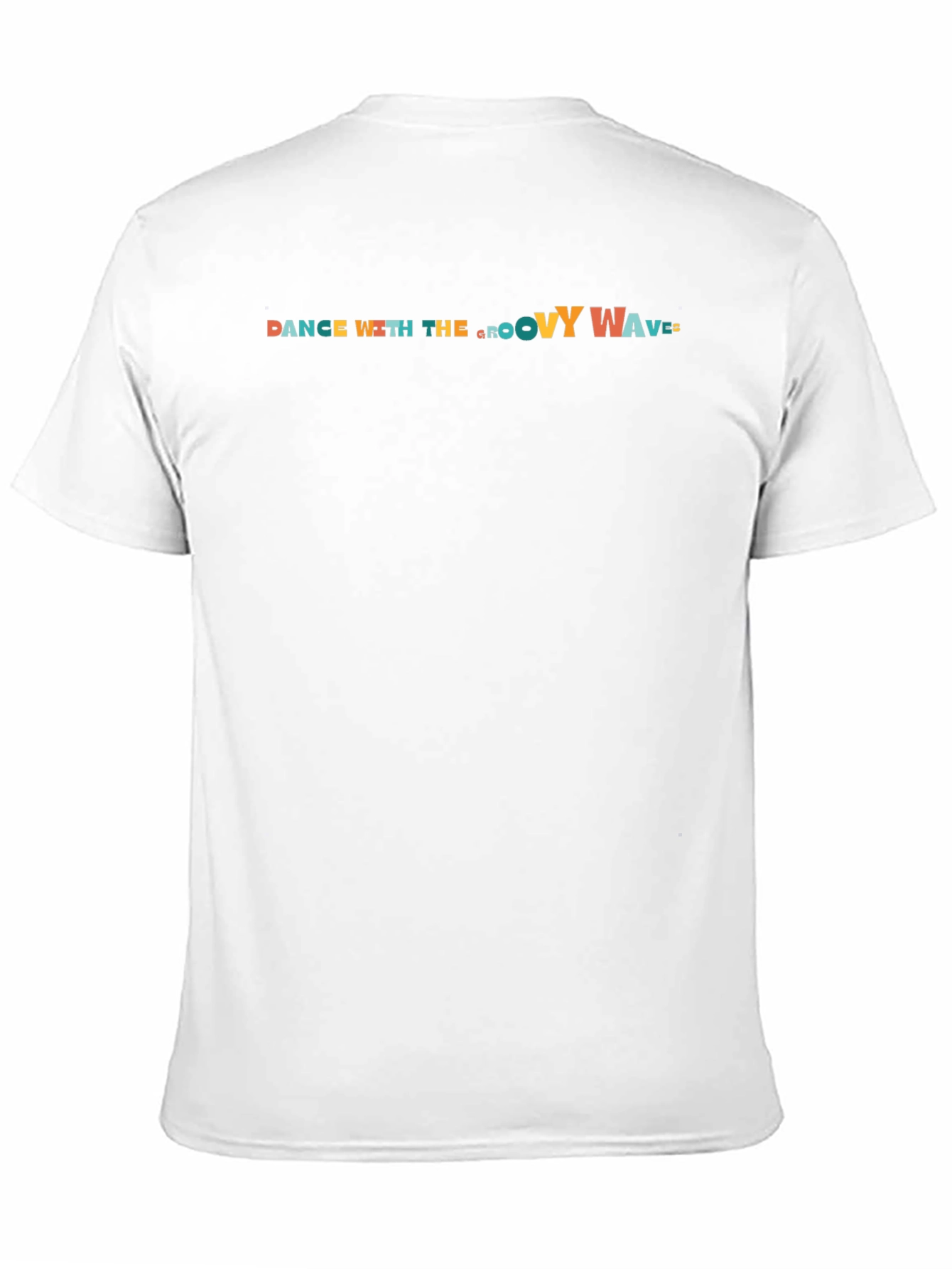 Dance With The Groovy Waves Black T-Shirt
