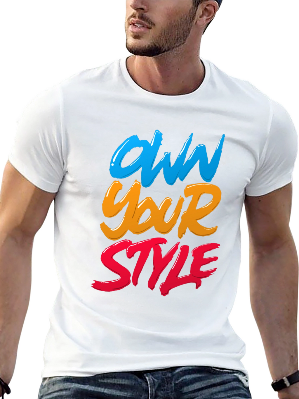 Own Your Style Graphic Tee - Black Unisex T-Shirt