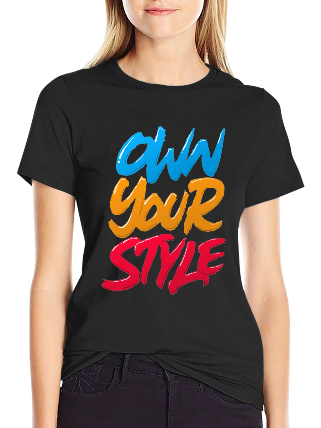 Own Your Style Graphic Tee - Black Unisex T-Shirt