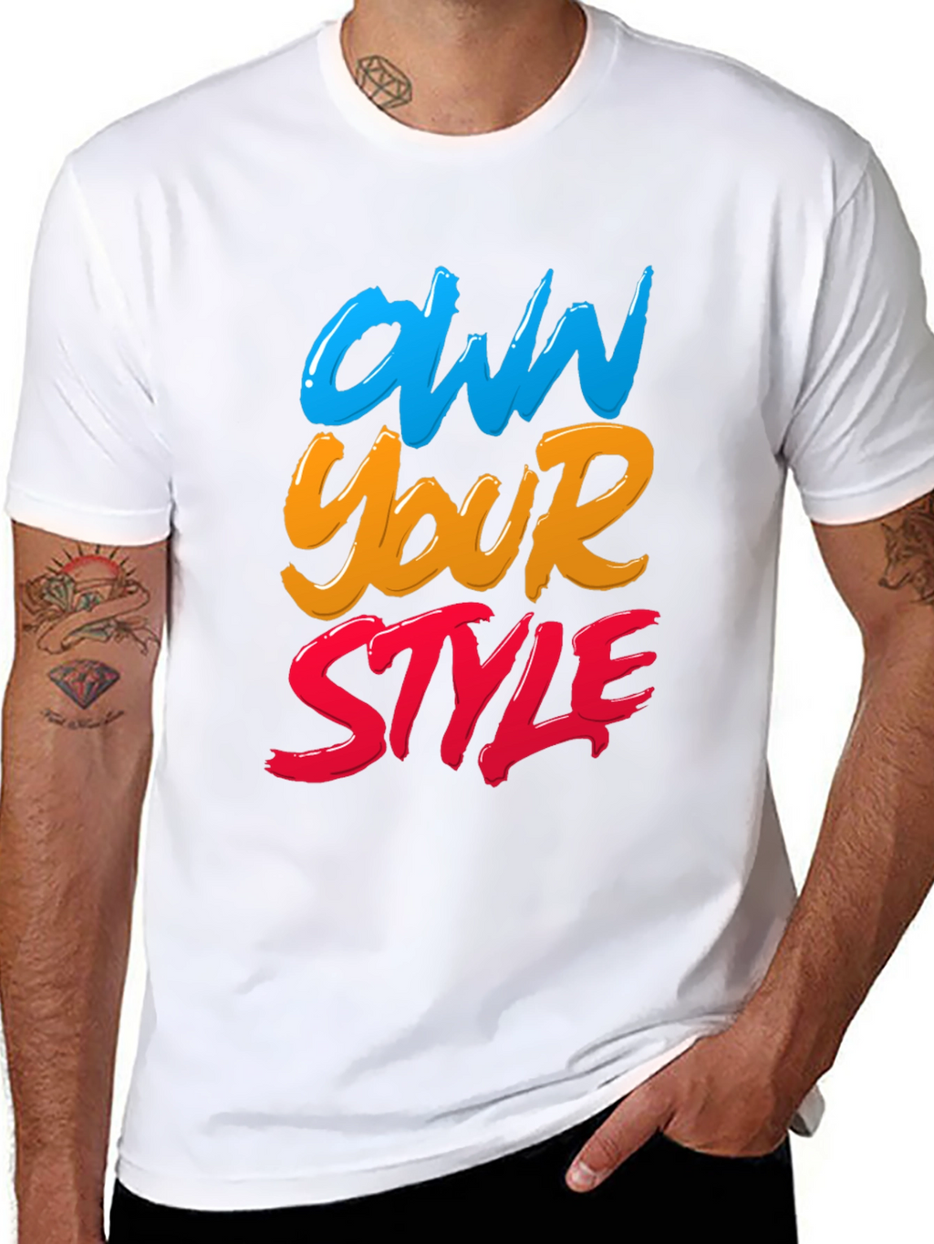 Own Your Style Graphic Tee - Black Unisex T-Shirt