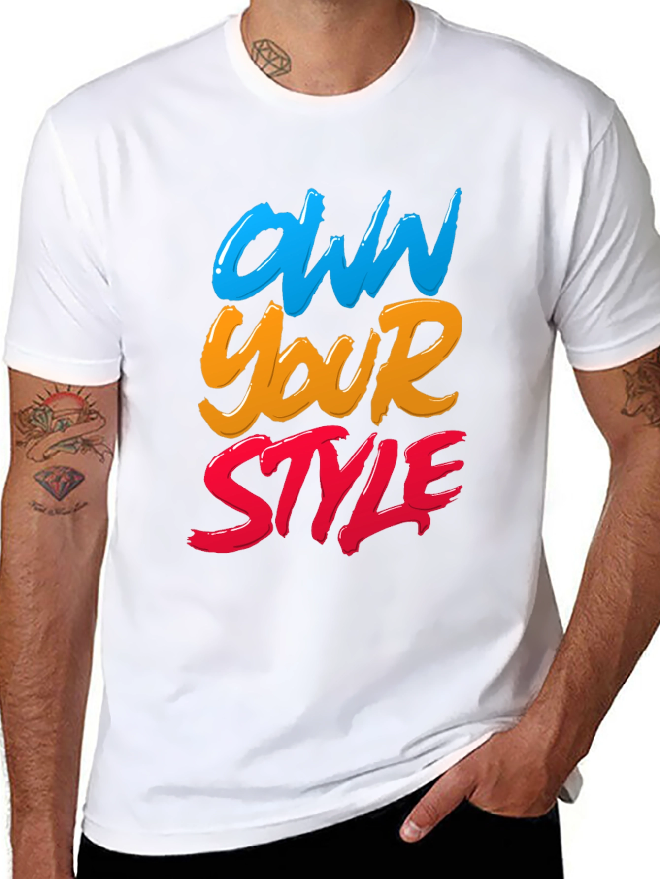 Own Your Style Graphic Tee - Black Unisex T-Shirt