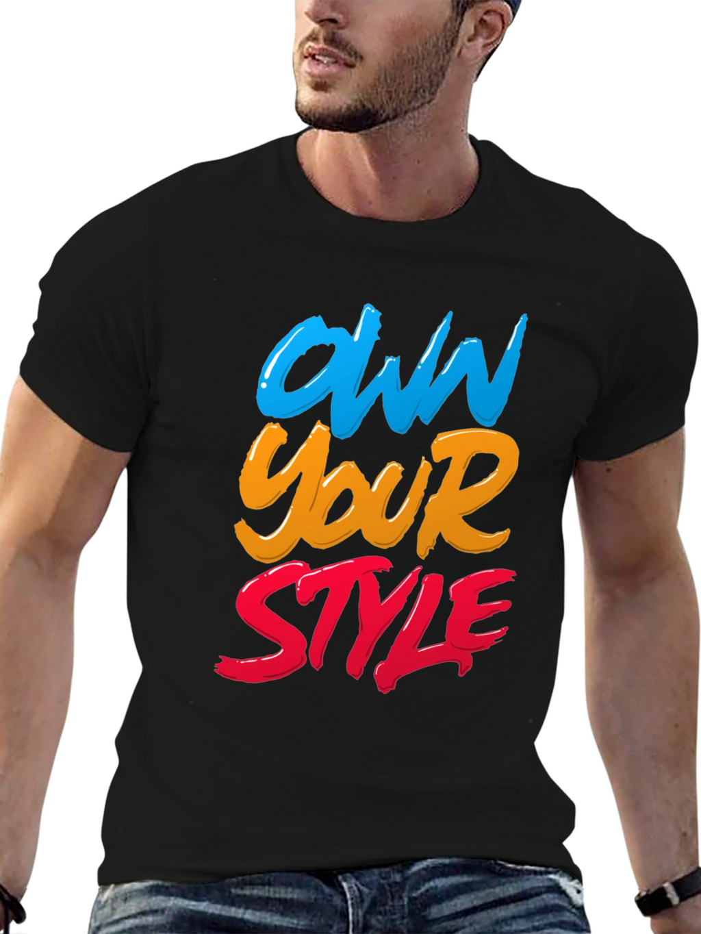 Own Your Style Graphic Tee - Black Unisex T-Shirt