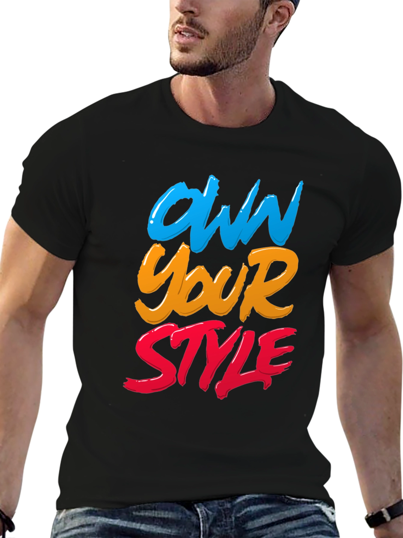 Own Your Style Graphic Tee - Black Unisex T-Shirt