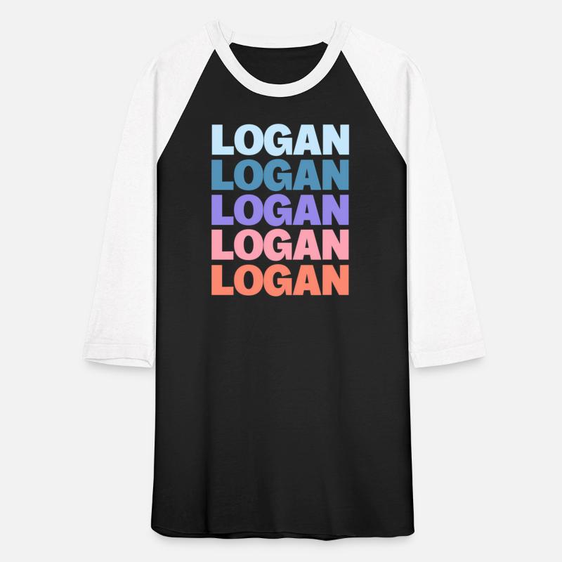 Modern Repeated Text Logan