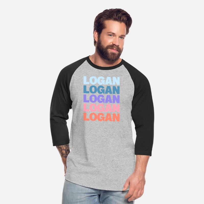Modern Repeated Text Logan