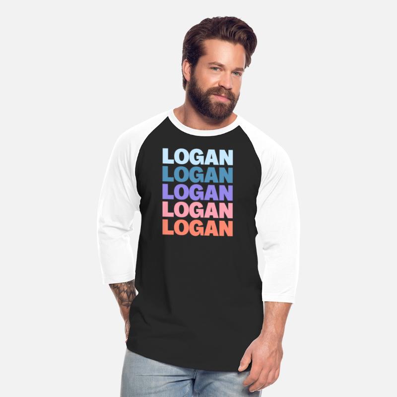Modern Repeated Text Logan