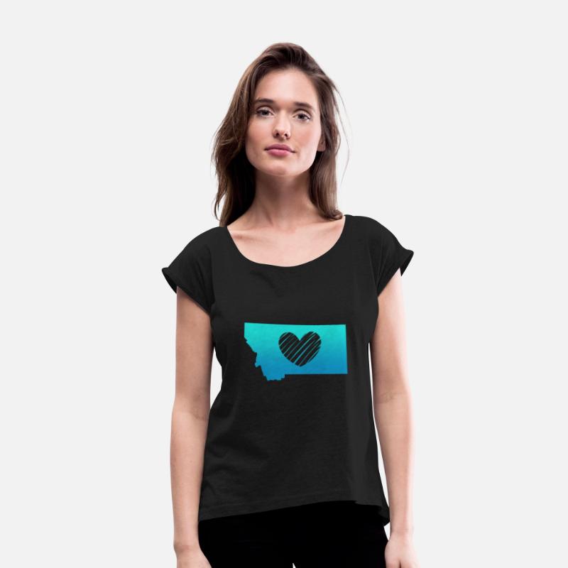 Montana Map Heart