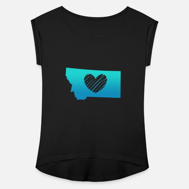 Montana Map Heart