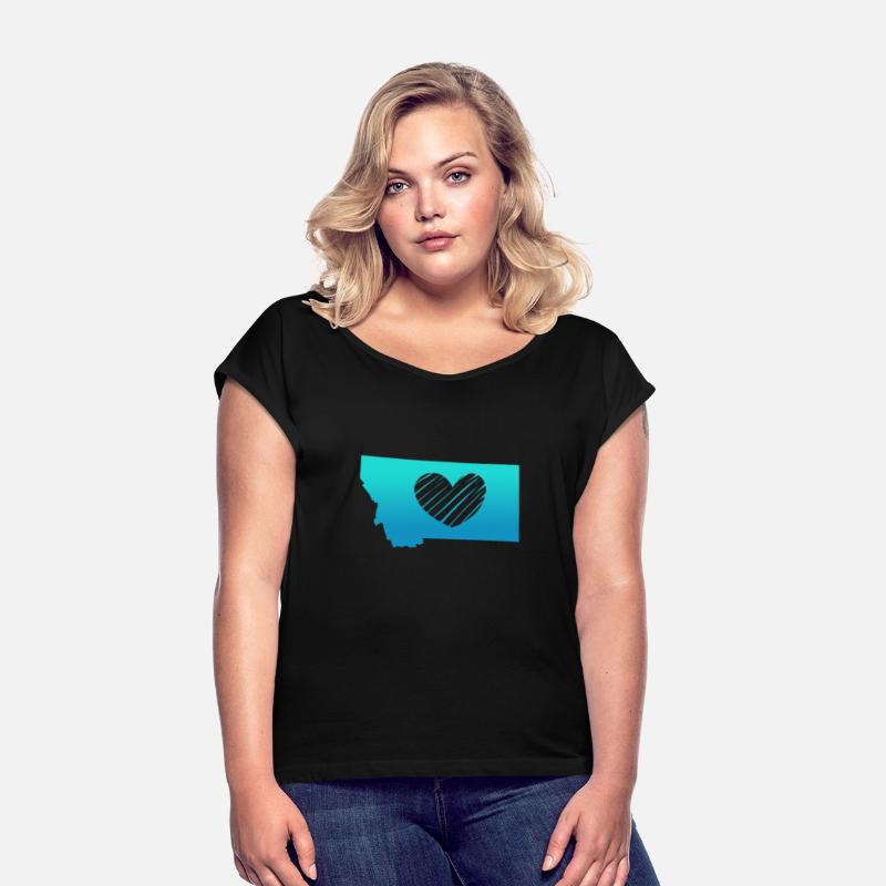 Montana Map Heart