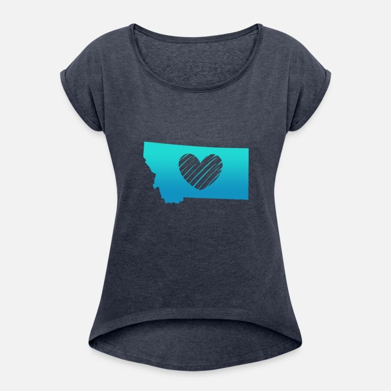 Montana Map Heart