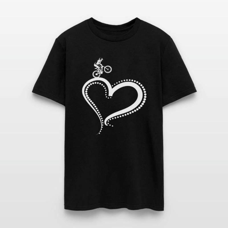 Mountain Biker Heart Adventure