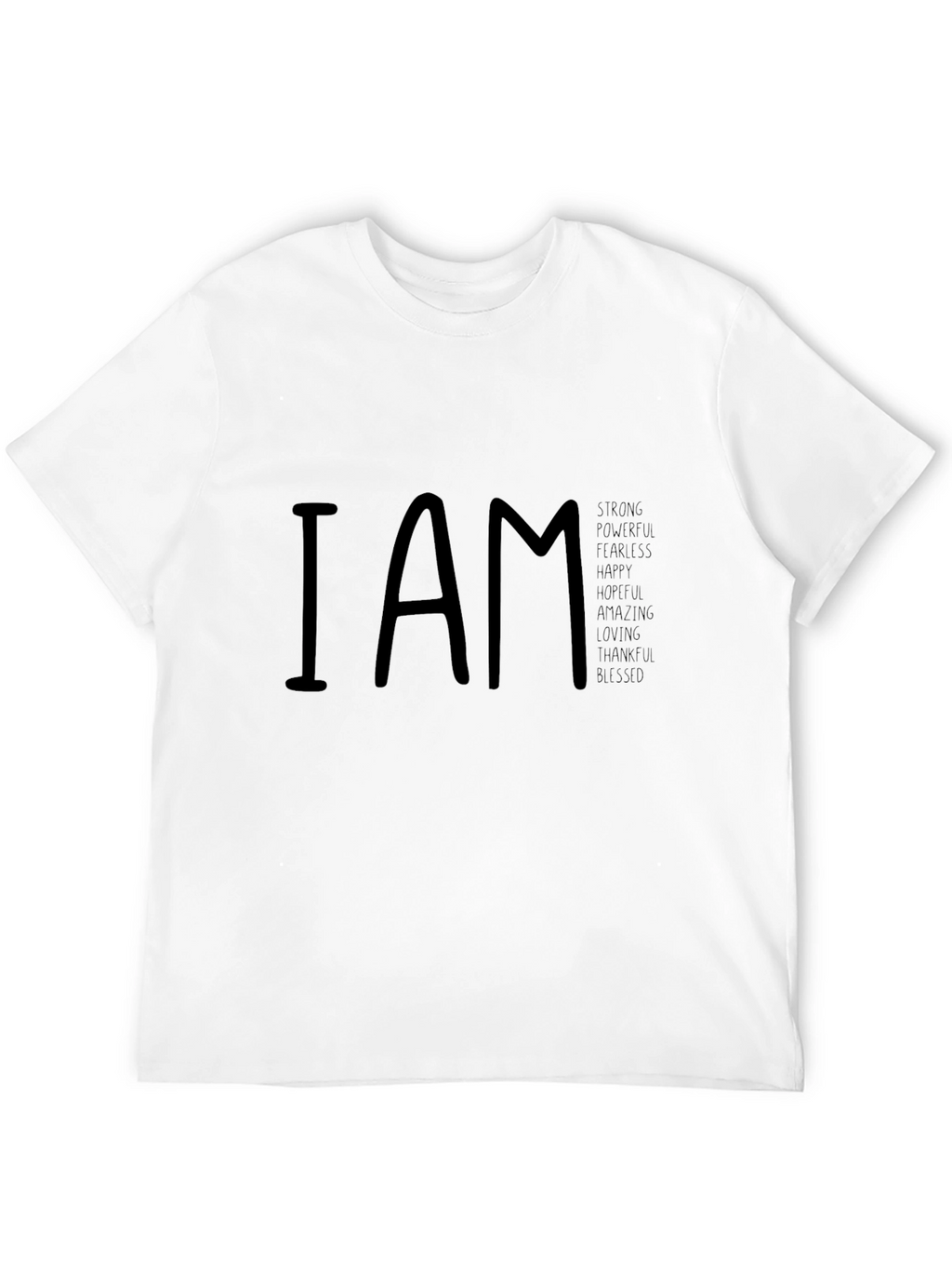 I AM Strong T-Shirt - Inspirational Graphic Tee