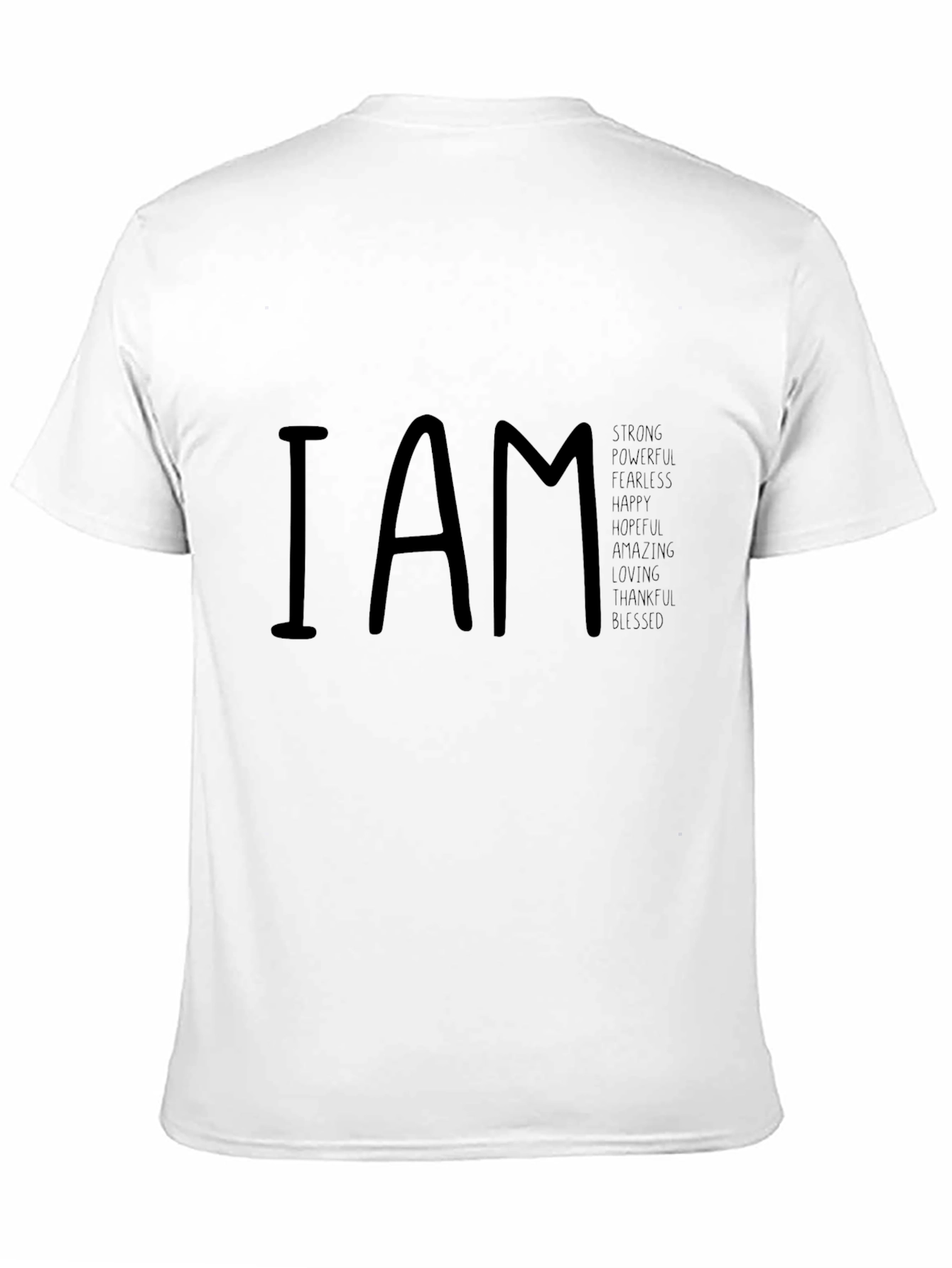 I AM Strong T-Shirt - Inspirational Graphic Tee