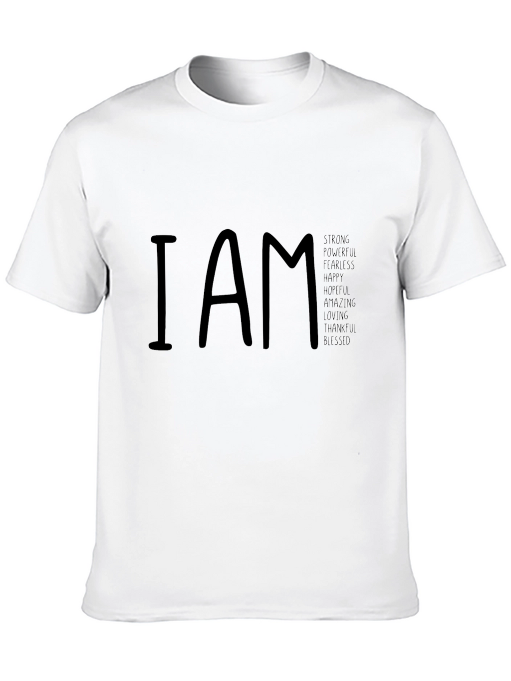 I AM Strong T-Shirt - Inspirational Graphic Tee