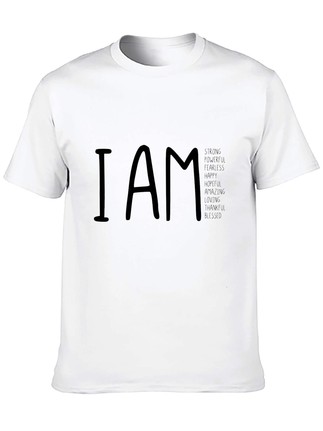 I AM Strong T-Shirt - Inspirational Graphic Tee