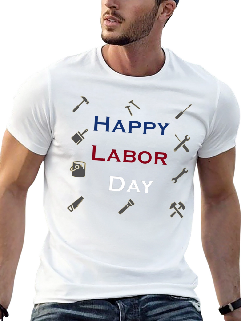 Happy Labor Day Graphic T-Shirt