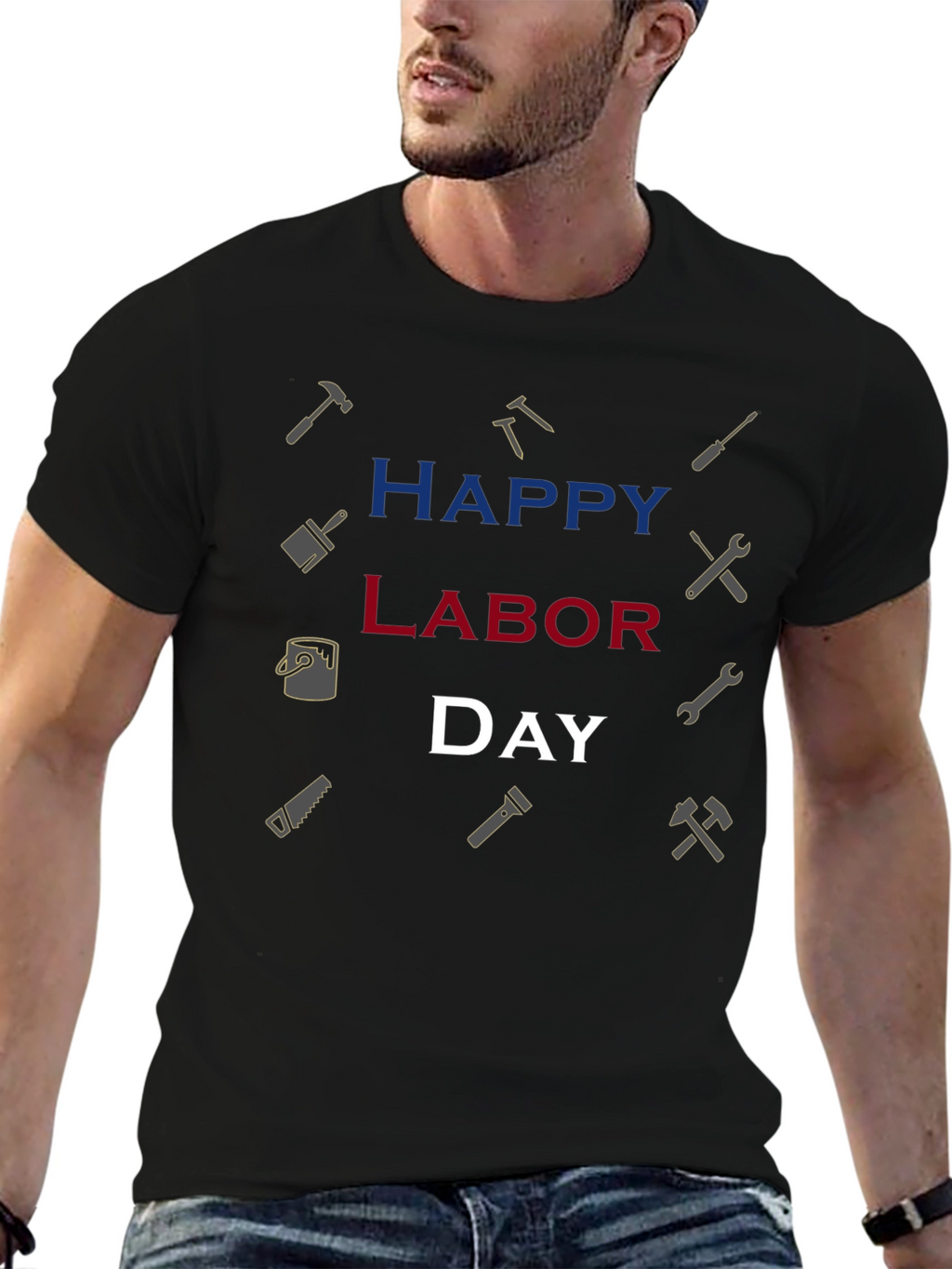 Happy Labor Day Graphic T-Shirt