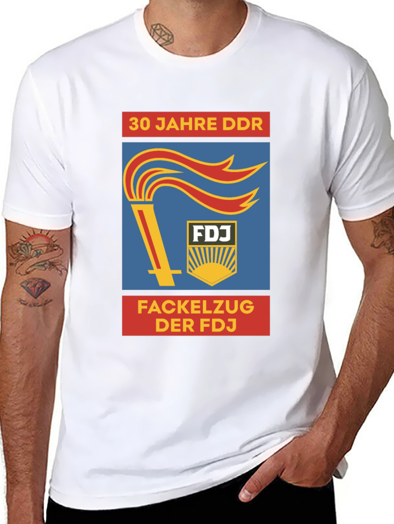 Vintage DDR 30 Jahre FDJ T-Shirt