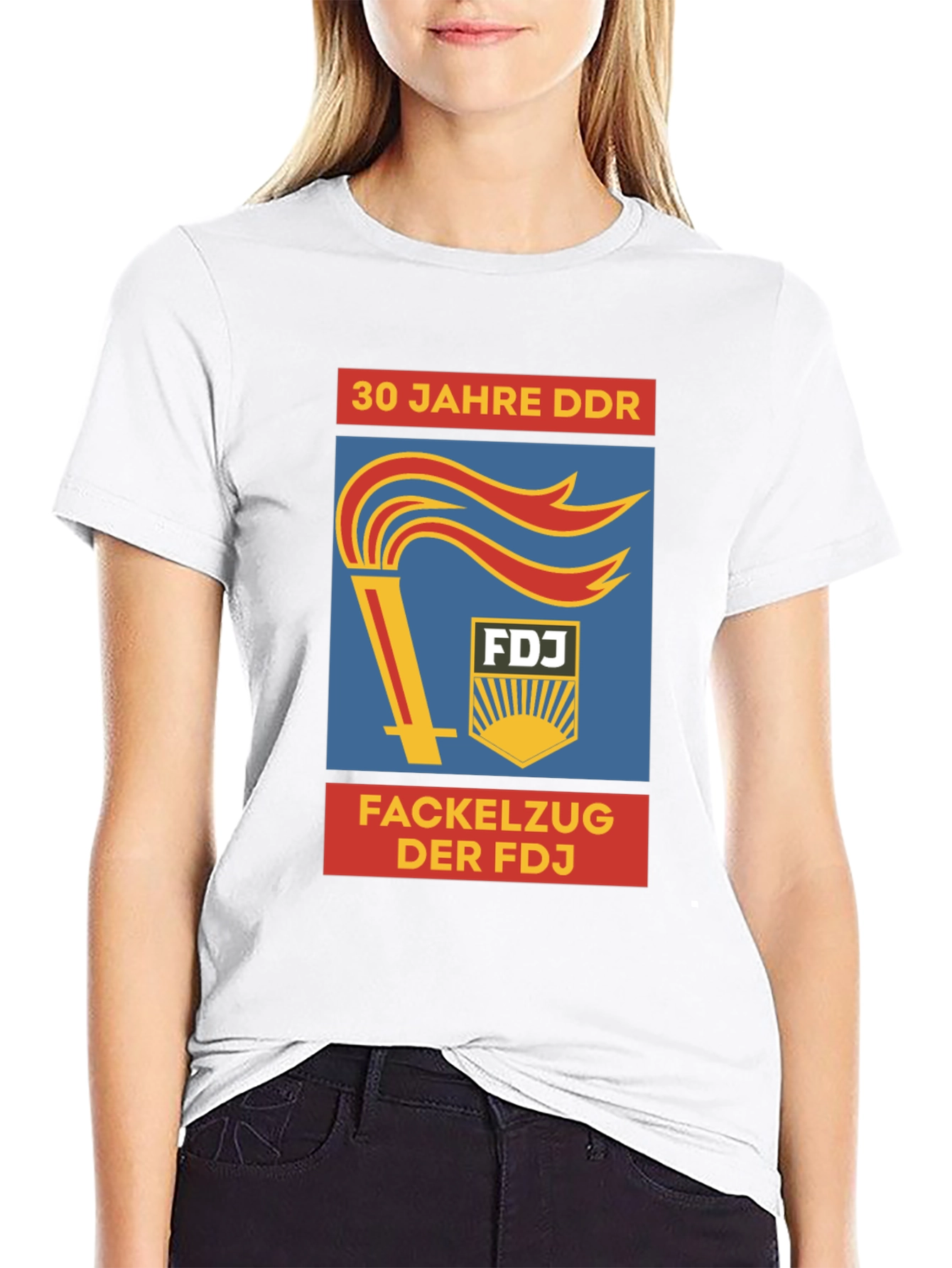 Vintage DDR 30 Jahre FDJ T-Shirt