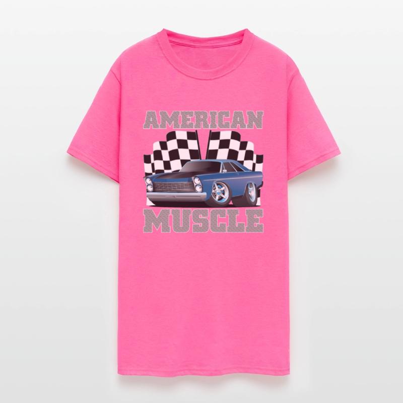 Muscle Cars High Performance Race Car Drag Racing