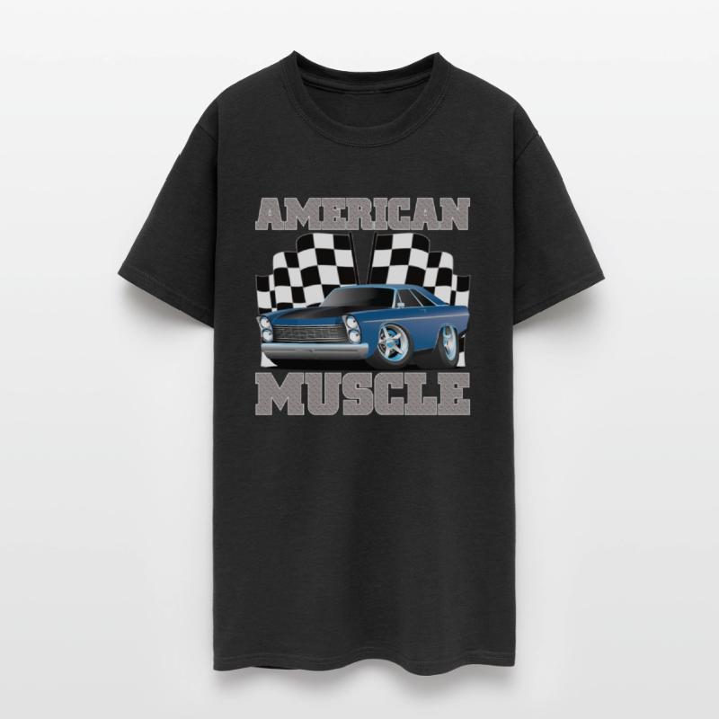 Muscle Cars High Performance Race Car Drag Racing